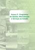Anexo II - Programas de Gestão, Manutenção e Serviços ao Estado