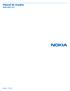 Manual do Usuário Nokia Lumia 1320