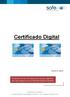 Certificado Digital. Manual do Usuário