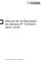 Manual de configuração da câmara IP TruVision série 12/32