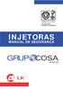 ISO 9001:2000 Certificate Nº FM37608 INJETORAS MANUAL DE SEGURANÇA