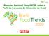 Pesquisa Nacional Fiesp/IBOPE sobre o Perfil do Consumo de Alimentos no Brasil
