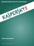 Kaspersky Endpoint Security 10 para Windows Guía de administrador