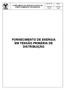 FORNECIMENTO DE ENERGIA EM TENSÃO PRIMÁRIA DE DISTRIBUIÇÃO