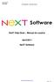 NeXT Help Desk Manual do usuário. Abril/2011. NeXT Software