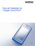 Guia de Instalação do Google Cloud Print