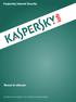 Kaspersky Internet Security Manual de utilizador