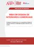 MBA EM DESIGN DE INTERIORES COMERCIAIS