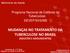 MUDANÇAS NO TRATAMENTO DA TUBERCULOSE NO BRASIL (ADULTOS E ADOLESCENTES)