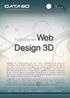 Design 3D. Formação em Web WEB DESIGN 3D 1