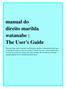 manual do direito marilda watanabe : The User's Guide
