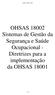 OHSAS 18002 Sistemas de Gestão da Segurança e Saúde Ocupacional - Diretrizes para a implementação da OHSAS 18001
