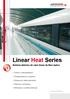 Linear Heat Series. Sistema detector de calor linear de fibra óptica. Túneis e metropolitanos. Transportadores e esteiras. Parques de estacionamento