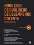 NOVO GUIA DE AVALIAÇÃO DE DESEMPENHO DOCENTE