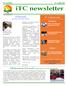 itc newsletter N o. 3, Julho 2012 itc newsletter parceiro dos sectores de cadastro e de florestas do país.