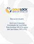 Manual do Usuário. Gold Lock Enterprise Encriptação de nível Militar Para Symbian OS 9.2 e acima S60 3ed Edition, FP1 e FP2