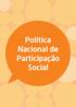 Política Nacional de Participação Social