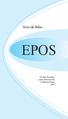 Guia de Bolso EPOS. Posição Europeia sobre Rinossinusite e Polipose Nasal 2007