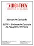 Manual de Operação. SCPP Sistema de Controle de Pesagem e Portaria