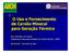 O Uso e Fornecimento de Carvão Mineral