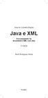 Java e XML Processamento de documentos XML com Java