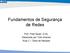 Fundamentos de Segurança de Redes. Prof. Fred Sauer, D.Sc. Elaborado por Túlio Alvarez Aula 2 Tipos de Ataques