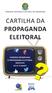 CARTILHA DA PROPAGANDA ELEITORAL