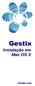 Gestix. Instalação em Mac OS X. Gestix.com