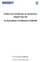 Política de Certificado de Assinatura Digital Tipo A3. da Autoridade Certificadora SINCOR PC A3 DA AC SINCOR