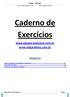 Caderno de Exercícios