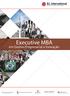 Executive MBA. em Gestão Empresarial e Inovação