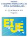 EIJE2015 II ENCONTRO INTERNACIONAL DE JOVENS EMPREENDEDORES. 26-27 de Março de 2015 Programa