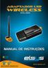 1 Introdução. 1.1 Características do Produto 1.1.1 REQUISITOS DO SISTEMA 1.1.2 ANTES DE COMEÇAR 1.1.3 CONECTANDO SEU ADAPTADOR NO COMPUTADOR