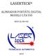 LASERTECK ALINHADOR PORTÁTIL DIGITAL MODELO LTA 550 MANUAL DE USO