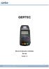GERTEC Manual de Operação e Instalação MTi-760 Versão 1.0