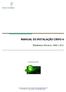MANUAL DE INSTALAÇÃO CRIVO 4