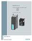 SINAMICS SINAMICS G120. Respostas para a indústria. Conversores de frequência com Unidades de Controle CU230P-2 CU240B-2 CU240E-2