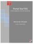 Versão 1.15. Portal StarTISS. Portal de Digitação e Envio do Faturamento. Manual de Utilização. Versão 1.15 (Agosto/2014)