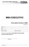 MBA EXECUTIVO FACULDADE ESAMC SOROCABA. Ministério da Ed. Secretaria de. Revisão 2015 ALUNO R.A. C.P.F.