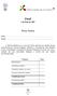 Final. 5 de Maio de 2007. Prova Teórica