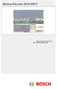 Meeting Recorder DCN-MR(T) Manual de instalação e de operação Meeting Recorder
