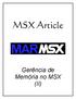 Gerência de Memória no MSX (II)