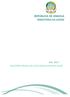 REPÚBLICA DE ANGOLA MINISTÉRIO DA SAÚDE. Ano: 2013 RELATÓRIO ANUAL DAS ACTIVIDADES DESENVOLVIDAS