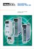 Servodrives SERIE SLVD - TWIN - SPD. Catalogo: C STS 11/05 ISP Novembre 2005