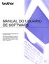 MANUAL DO USUÁRIO DE SOFTWARE