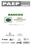 BANCOS BLOCO 1. Econômico-Financeiro. SEADE Fundação Sistema Estadual de Análise de Dados ANO-BASE 2001 CÓDIGO PAEP DA EMPRESA - FNDC/CT VERDE AMARELO