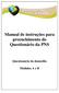 Manual de instruções para preenchimento do Questionário da PNS