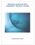 Manual de usuário da TDI 3 PANASONIC TDE/NCP e NS1000