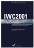 26 27 28 29 June 2001 Porto Portugal IWC2001 LAST ANNOUCEMENT. Instituto Superior de Engenharia do Porto Instituto Politécnico do Porto