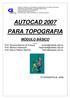 AUTOCAD 2007 PARA TOPOGRAFIA